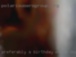 Preferably a birthday wants dogging gift to myself.